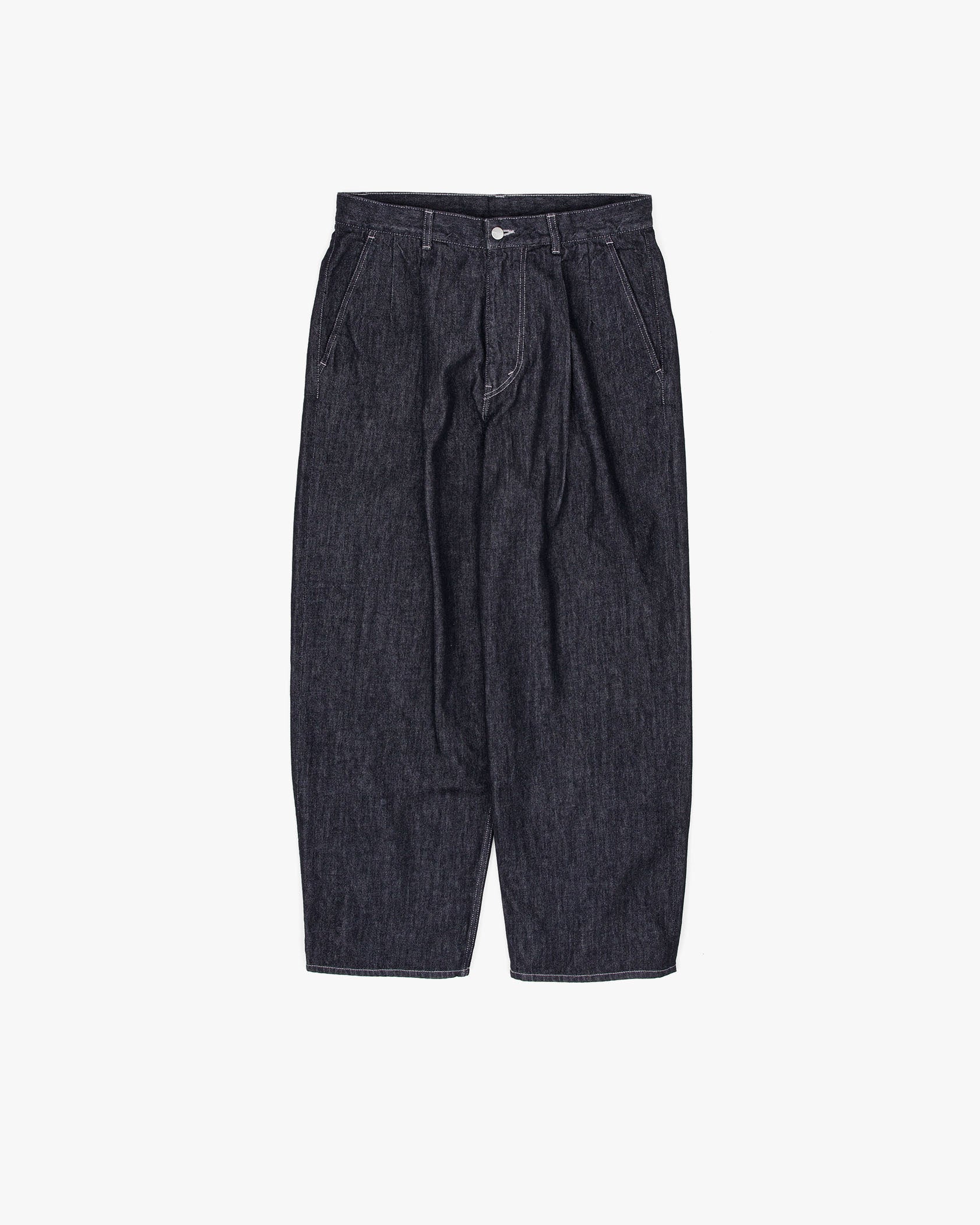 Graphpaper Colorfast Denim Two Tuck Pants